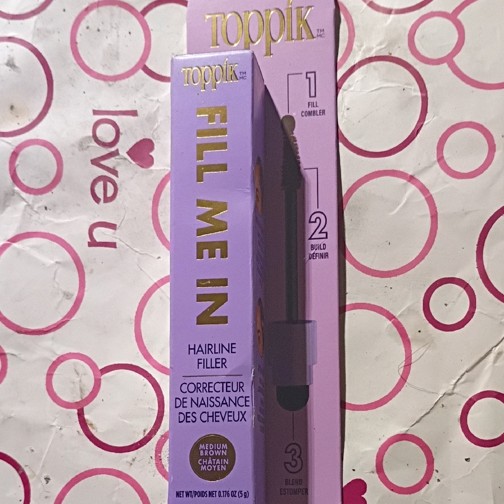 TOPPIK FILL ME IN HAIRLINE FILLER MEDIUM BROWN